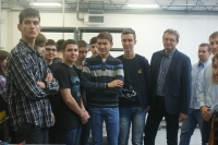 Grupa &quot;robotyków&quot; w firmie Wo-Bit.