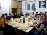 Nocowanie w szkole klasy IIa