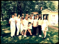 Lunch in white